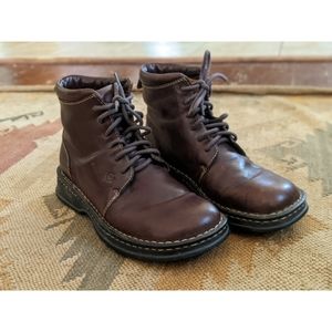 Born leather combat boots